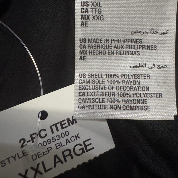 INC International Concept NWT Lace Mock Neck Sleeveless Top Black XXL Whimsigoth - Picture 12 of 13